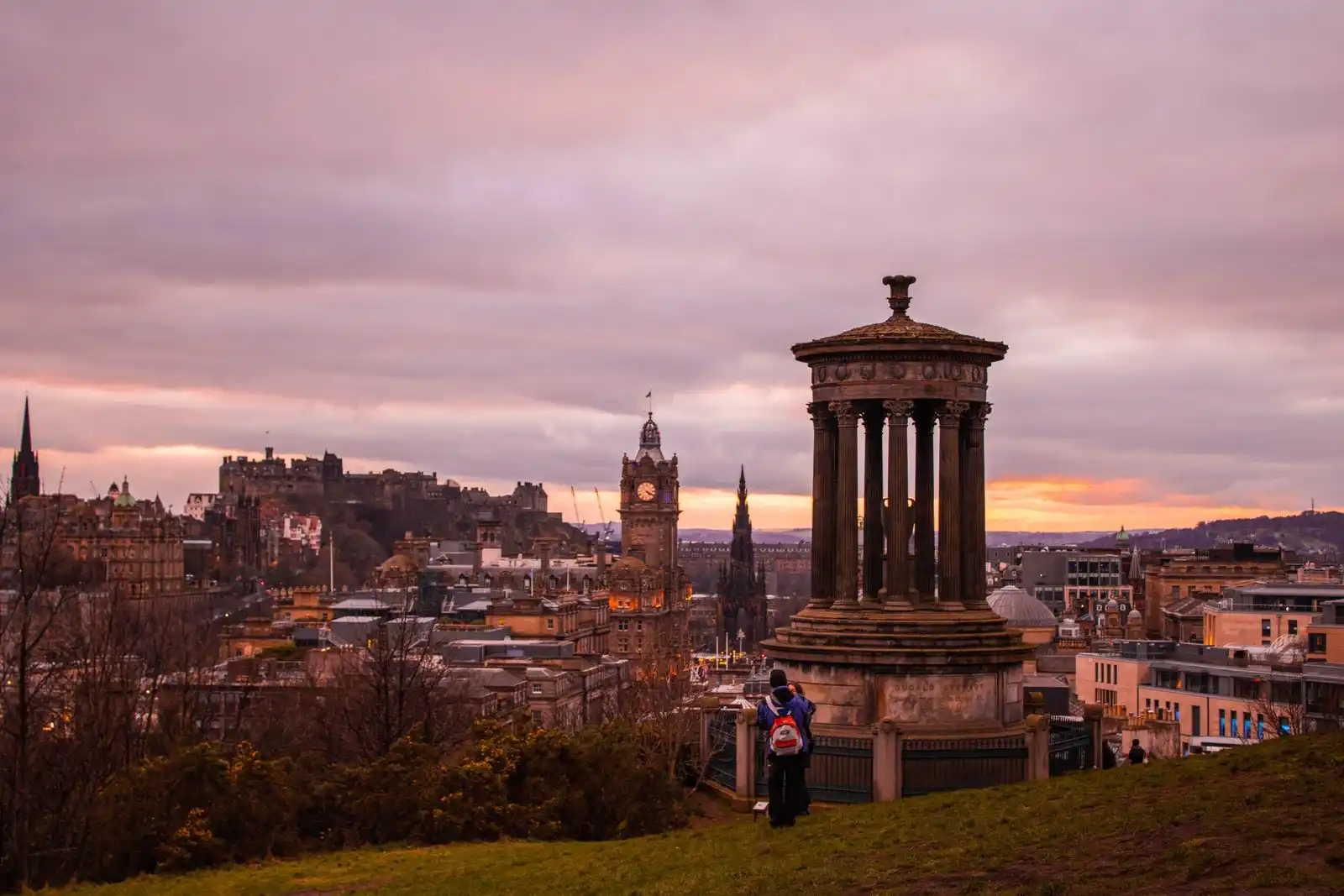 Clouds over the Edinburgh skyline