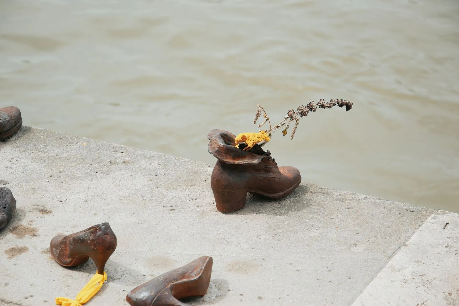 Shoes on the Danube Bank